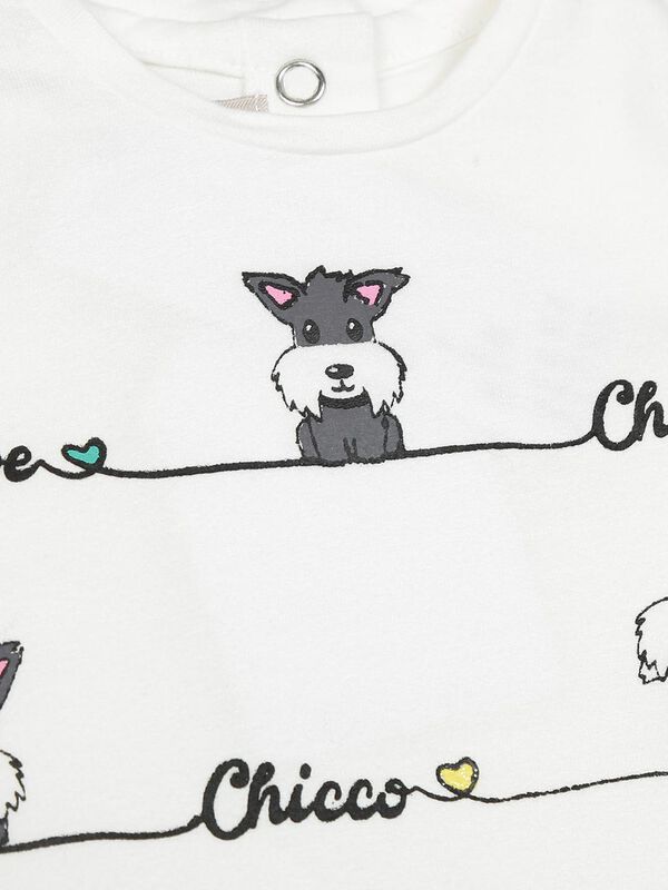 Knitted T-Shirt With Print image number 2